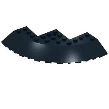 Brick Round Corner 10 x 10 with Slope 33° Edge, Axle Hole, Facet Cutout