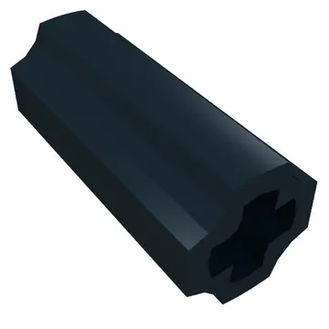Technic Axle Connector Smooth [with x Hole + Orientation]