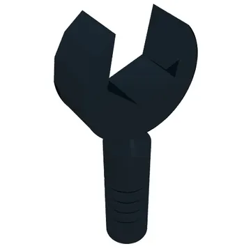 Tool Wrench / Spanner Open End [3-Rib Handle]