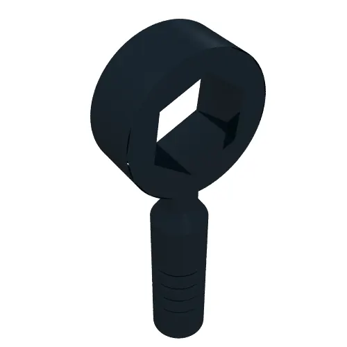 Tool Wrench / Spanner, Box [3-Rib Handle]