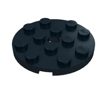 Plate Round 4 x 4 with Pin Hole