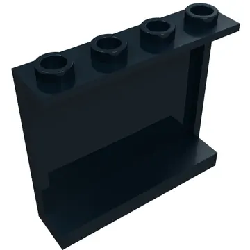 Panel 1 x 4 x 3 [Side Supports / Hollow Studs]