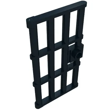 Door 1 x 4 x 6 Barred with Stud Handle
