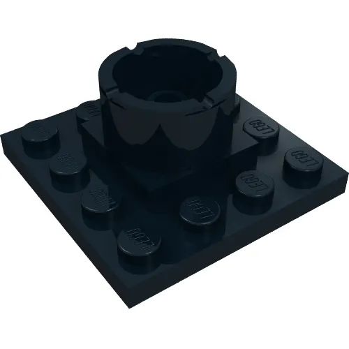Boat, Mast Section Base, Plate 4 x 4 x 1 2/3