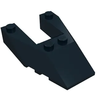 Brick Wedged, Sloped 6 x 4 Cutout, Stud Notches