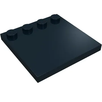 Plate Special 4 x 4 with Studs on One Edge [Plain]
