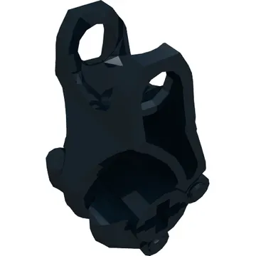 Large Figure Hand, Fist with Axle Hole, 3 Fingers