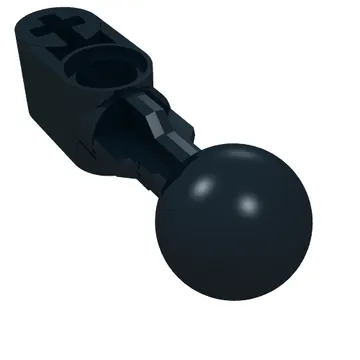 Technic Beam 1 x 2 with Ball Joint Straight, Smooth Ball
