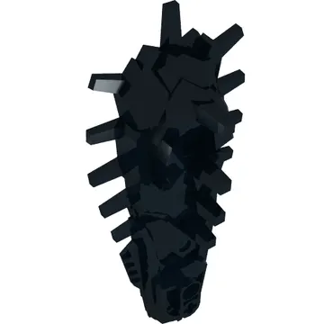 Large Figure Weapon Club, Thorned, Half (Stronius)