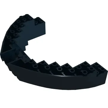 Boat Hull Section, Brick 16 x 10 x 3