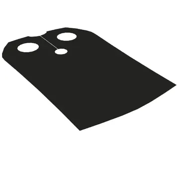 Neckwear Cape, Straight Side [Traditional Starched Fabric]