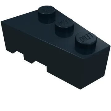 Brick Wedged, Angled 3 x 2 Right