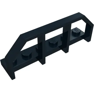 Plate Special 1 x 6 with Train Wagon End Fence