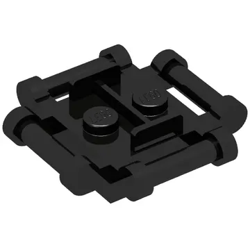 Plate Special 2 x 2 with 4 Side Handles Closed Ends