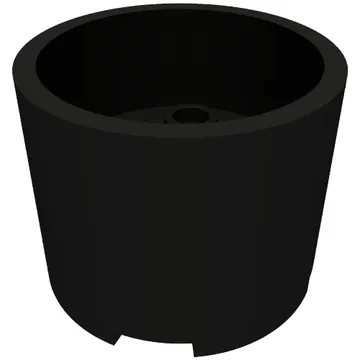 Brick Round 3 x 3 x 2 Recessed Center with 2 x 2 Studs and Axle Hole