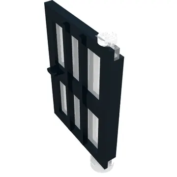 Door 1 x 4 x 5 Right with 6 Panes