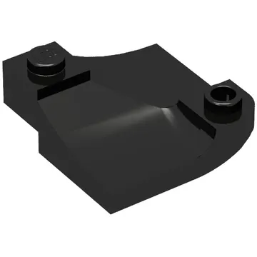 Brick Curved, Internal Double, 3 x 3 with 1/3 Inverted Cutout, Corner