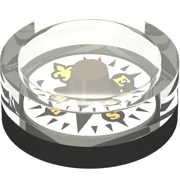 Equipment Compass with Fleur de Lis Print