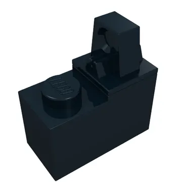 Hinge Brick 1 x 2 Locking with Single Finger On Top