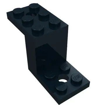 Bracket 5 x 2 x 2 1/3 with Holes, Inside Stud Holder