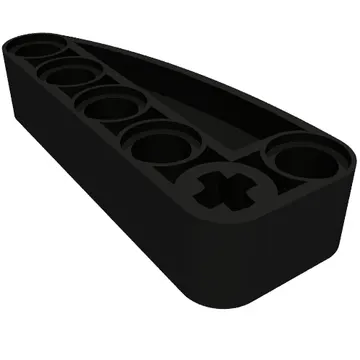 Technic Beam 2 x 5 L-Shape with Quarter Ellipse Thick