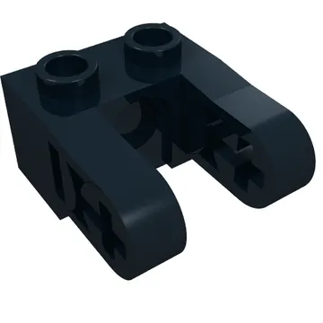 Technic Brick 1 x 2 with Hole and Dual Beam Extensions