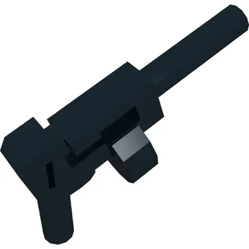 Weapon Gun [Automatic Long Barrel and Round Magazine]