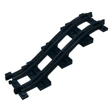 Vehicle Track, Train, Plastic Narrow, Ramp 5 Bricks High