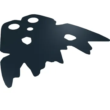 Neckwear Cape, Tattered with Holes
