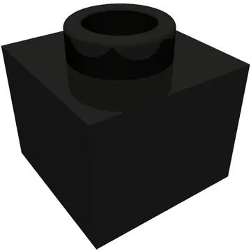 Plate 1 x 1 x 2/3 with Open Stud