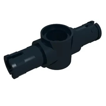 Technic Pin Connector Hub with 2 Pins with Friction Ridges Lengthwise [Big Squared Pin Holes]