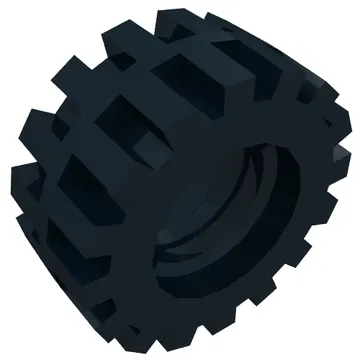 Tyre 15 x 6 Offset Tread Small with Band around Center