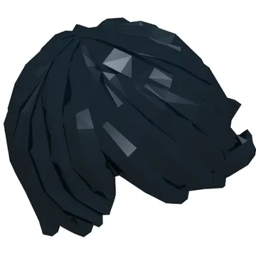 Hair Tousled with Side Part
