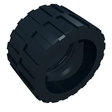 Tyre 24 x 14 Shallow Tread (Tread Small Hub), Band Around Center of Tread