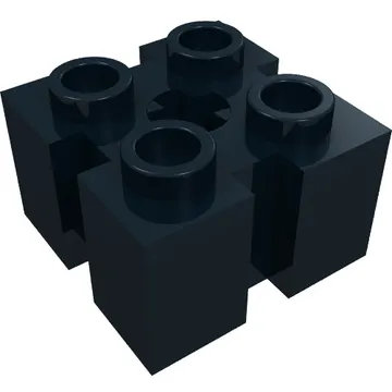 Brick Special 2 x 2 with Grooves and Axle Hole