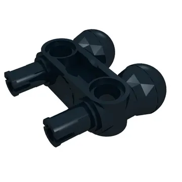 Large Figure Connector, Perpendicular 3L with 2 Pins and 2 Ball Joints