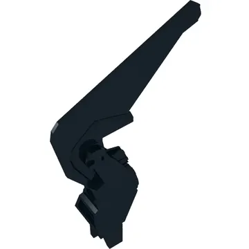 Large Figure Weapon Blade, Angled