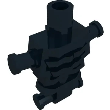 Torso Skeleton, Angular Rib Cage, Plain
