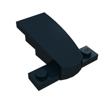 Brick Wedged, Curved 4 x 2 x 1 1/3 with 1 x 4 Base [Plain]