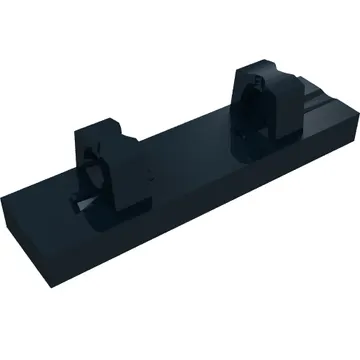 Hinge Tile 1 x 4 Locking Dual 1 Fingers on Top [8 Locking Ridges]