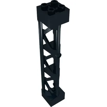 Support 2 x 2 x 10 Girder Triangular Vertical - Type 4 - 3 Posts, 3 Sections