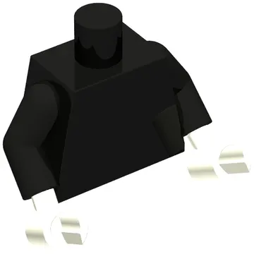 Torso, Black Arms, White Hands [Plain]
