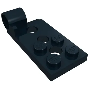 Hinge Plate 2 x 4 with Pin Hole with 3 Holes - Bottom