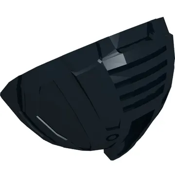 Large Figure Shoulder Cover, Armour, Rounded