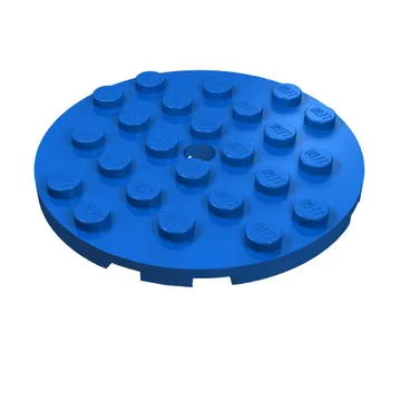 Plate Round 6 x 6 with Hole