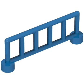 Duplo Fence Railing 1 x 6, with 6 Posts
