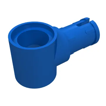 Technic Pin Connector Hub with 1 Pin with Friction Ridges Lengthwise