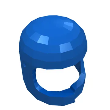 Helmet Classic, with Simulated Broken / Cracked Chin Strap (80's Style)
