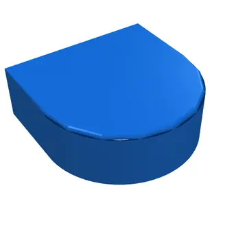 Tile Round 1 x 1 Half Circle