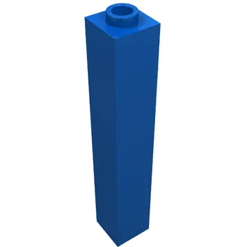 Brick 1 x 1 x 5 with Blocked Open or Hollow Stud